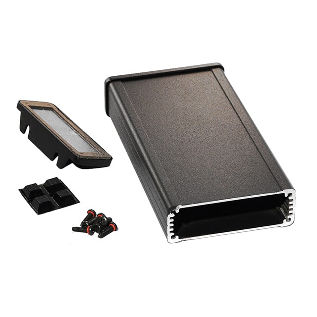 1457J1602EBK BOX ALUM BLACK 6.722"L X 3.424"W