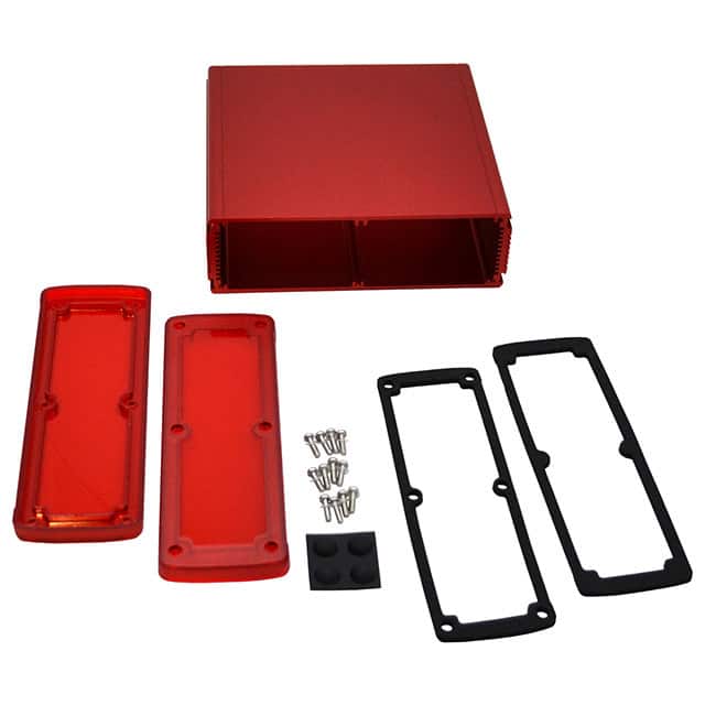 EXN-23365-RDP BOX ALUM IR RED/RED 6.65"L X 7"W