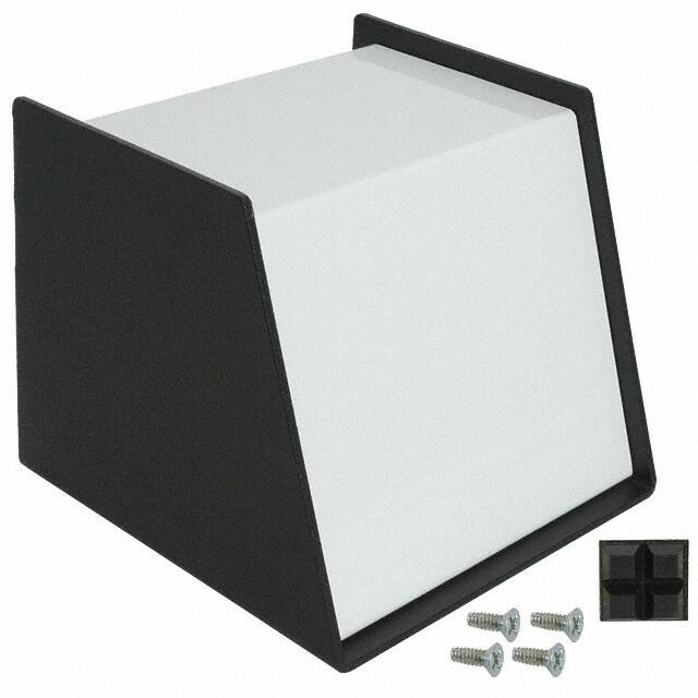 SC-12100 BOX ALUM BLK/WHT 5"L X 4.930"W