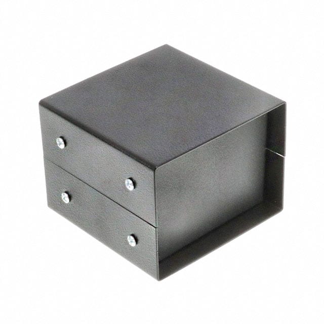 1458A3 BOX STEEL BLACK 4"L X 4"W