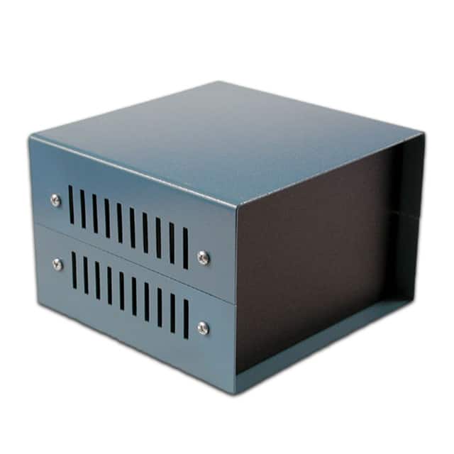 1458VC4B BOX STEEL BLUE 6"L X 6"W