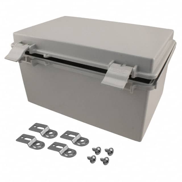 NBF-32118 BOX ABS GRAY 11.810"L X 7.870"W