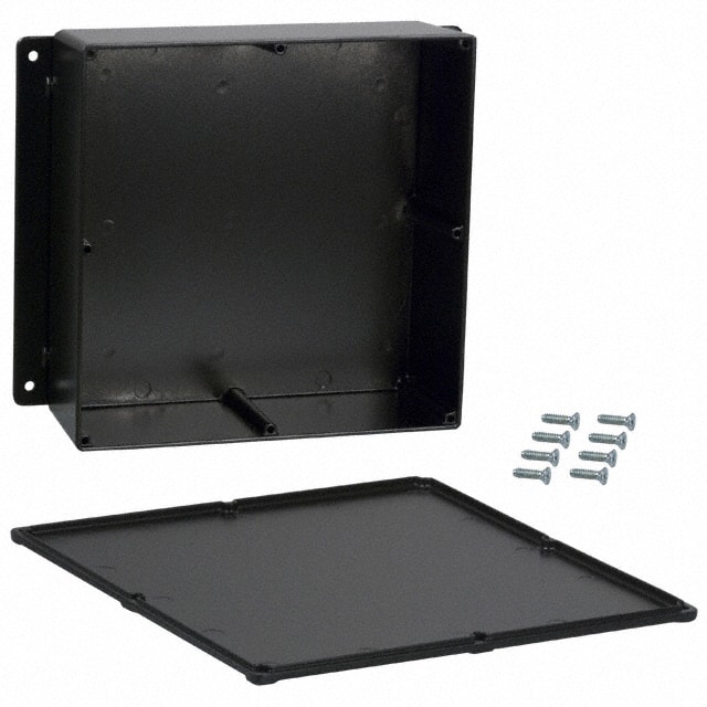 CU-4478-B BOX ALUM BLACK 7.500"L X 7.500"W