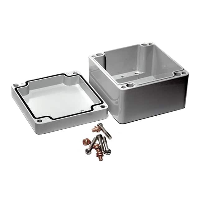 1590Z119GY BOX ALUM GRAY 4.802"L X 4.739"W