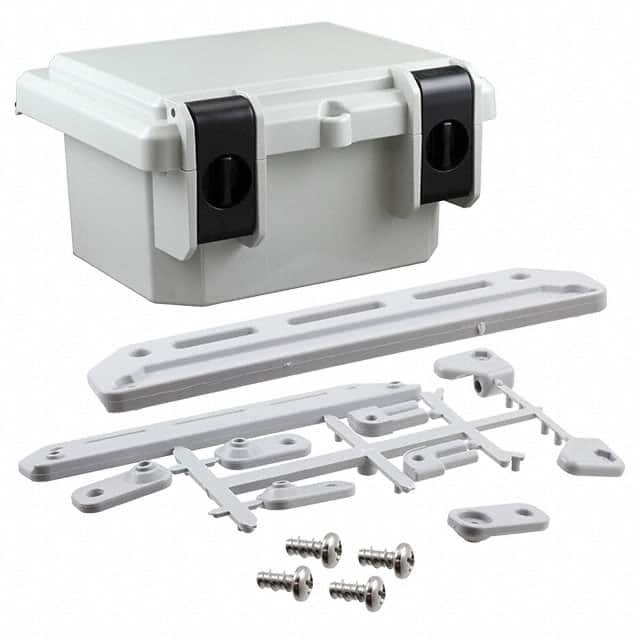 I152HLGG BOX PLAS GRAY/GRAY 9.7X8.2X5.5IN