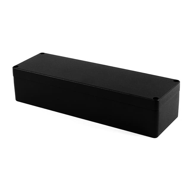 1590Z140BK BOX ALUM BLACK 9.846"L X 3.130"W