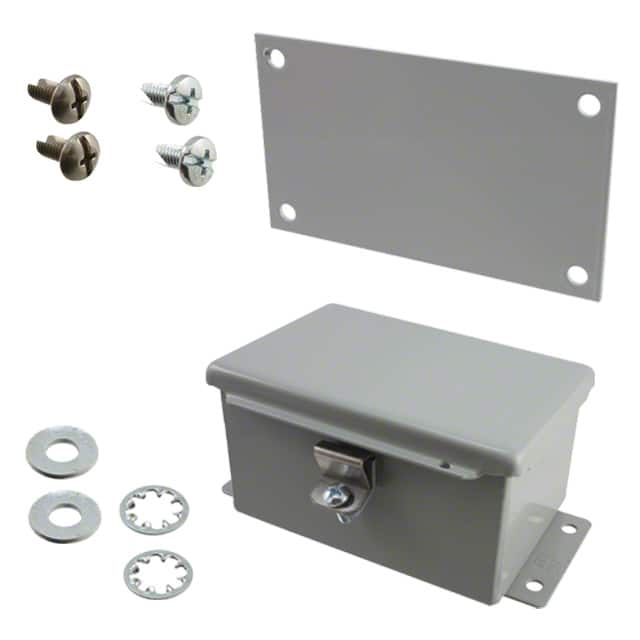 1414PHC BOX STEEL GRAY 6"L X 4"W