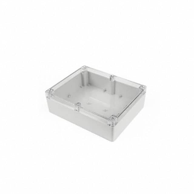 1554Y2GYCL BOX PLAS GRAY 11.810"L X 9.450"W