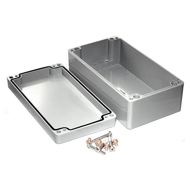 1590Z150GY BOX ALUM GRAY 8.691"L X 4.744"W