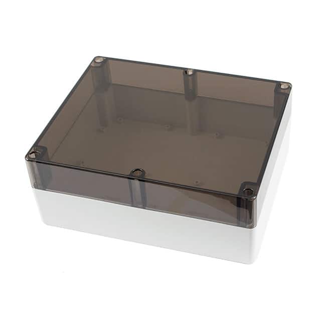 1554YA2GYSL BOX PLAS GRY/SM 11.81"L X 9.45"W