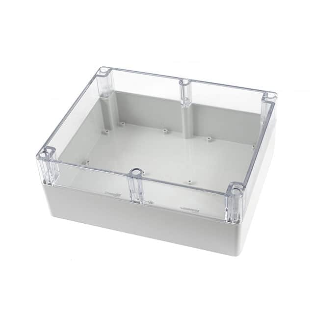 1554YA2GYCL BOX PLAS GRAY 11.810"L X 9.450"W