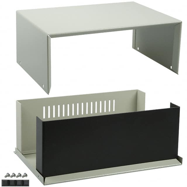 1426O BOX STEEL OFF WHT 7"L X 10"W