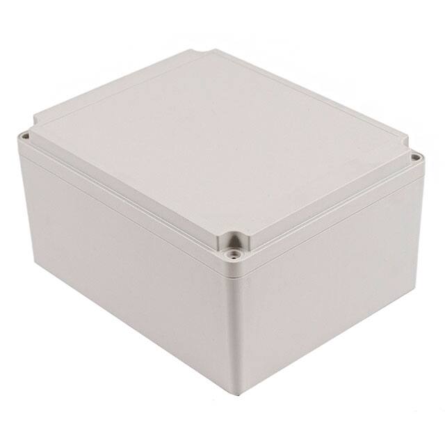 RP1630 BOX PLAS OFF WHT 10"L X 8.030"W