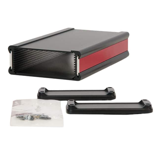 07502012 BOX ALUM BLACK 8.66"L X 4.96"W
