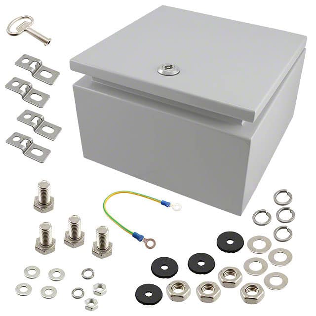 SNB-3740 BOX STEEL GRAY 9.840"L X 9.840"W