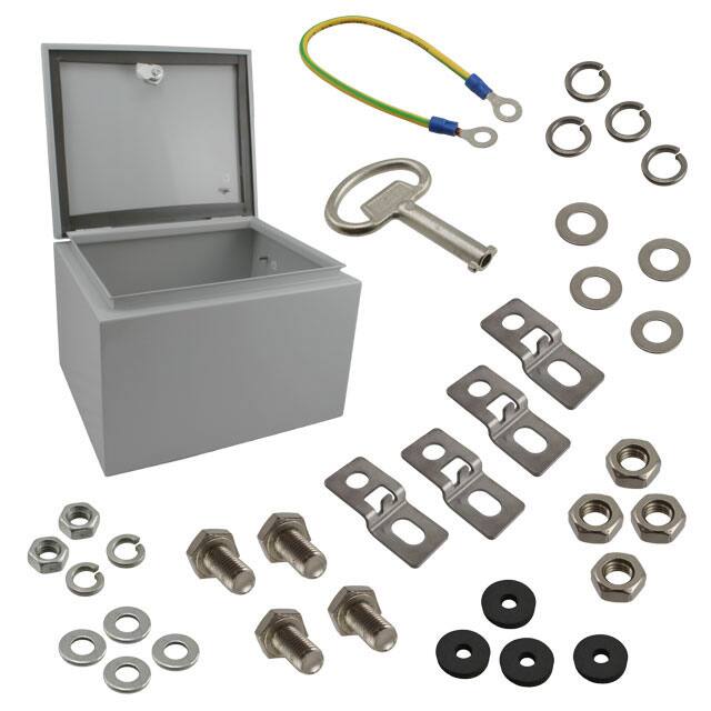 SNB-3732 BOX STEEL GRY 11.810"L X 9.840"W