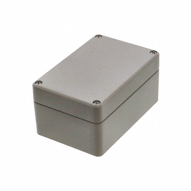 R100-082-000 BOX ALUM BEIGE 4.724"L X 3.150"W