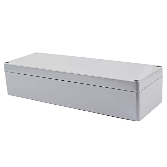 1590Z164GY BOX ALUM GRAY 14.230"L X 4.717"W