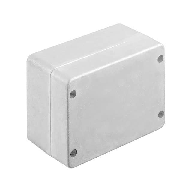 0342400000 BOX ALUM UNPAINTED 6.69"LX5.12"W