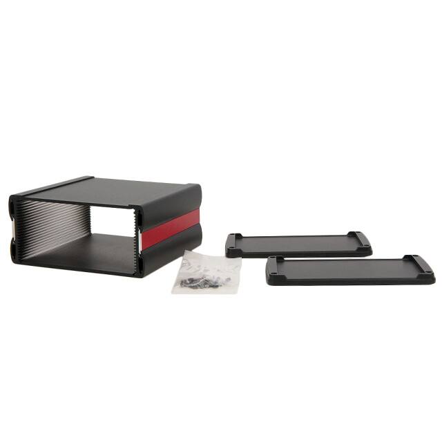 07503010 BOX ALUM BLACK 7.09"L X 7.48"W