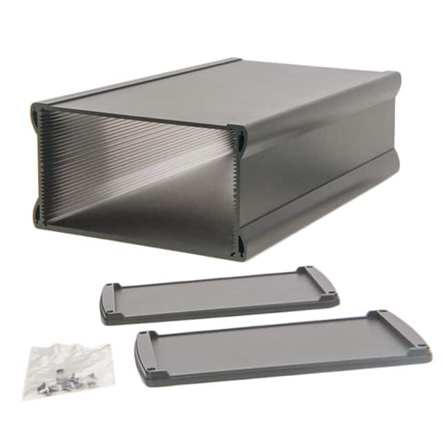 07504010 BOX ALUM BLACK 9.45"L X 9.17"W