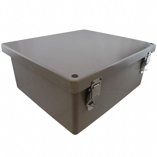 NFL-6634 BOX FIBERGLASS GRY 15.79"X13.89"