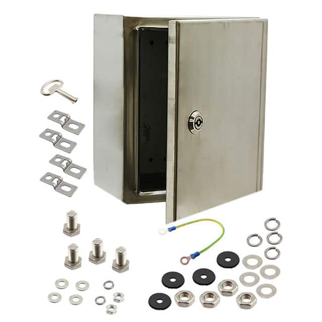 SNB-3730-SS BOX S STL NAT 9.840"L X 7.87"W