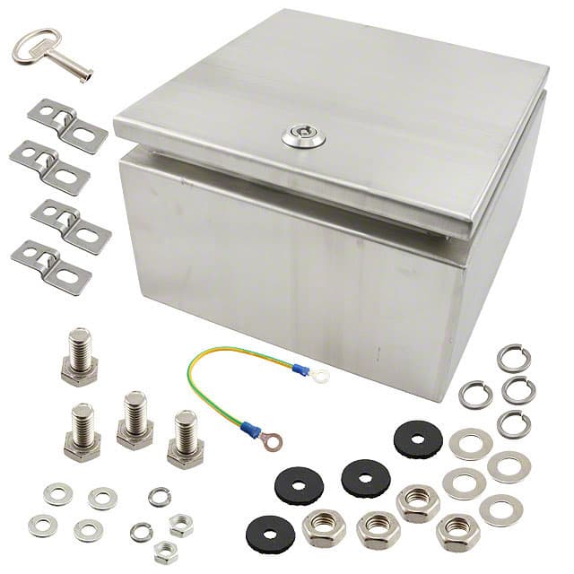 SNB-3740-SS BOX S STL NAT 9.840"L X 9.840"W