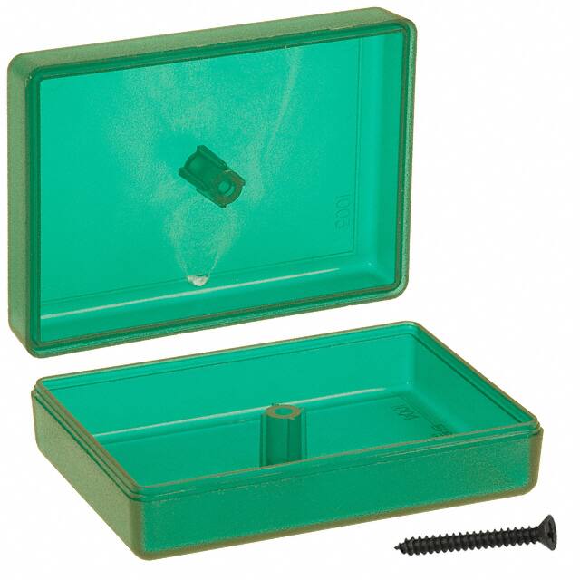 C6,TRGR BOX ABS TRN GRN 2.26"L X 1.61"W