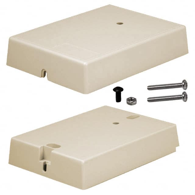 G10A,AL BOX ABS ALMOND 4.380"L X 3.250"W