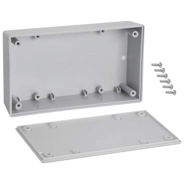 052,GR BOX ABS GRAY 5.620"L X 3.250"W