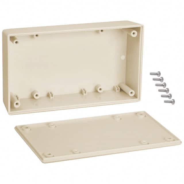 052,AL BOX ABS ALMOND 5.620"L X 3.250"W