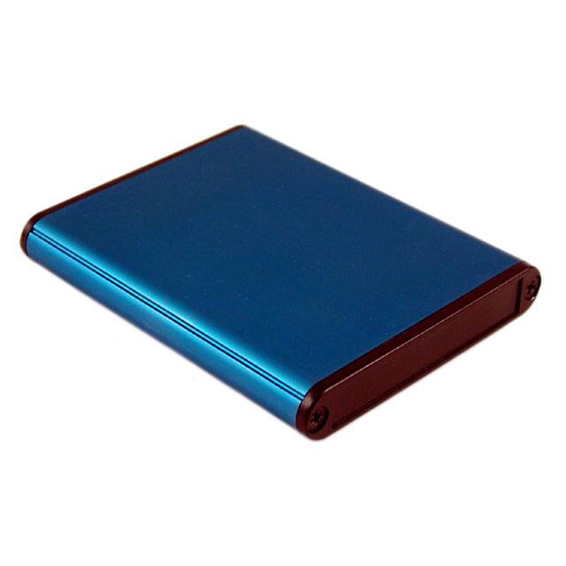 1455A802BU BOX ALUM BLUE 3.189"L X 2.756"W