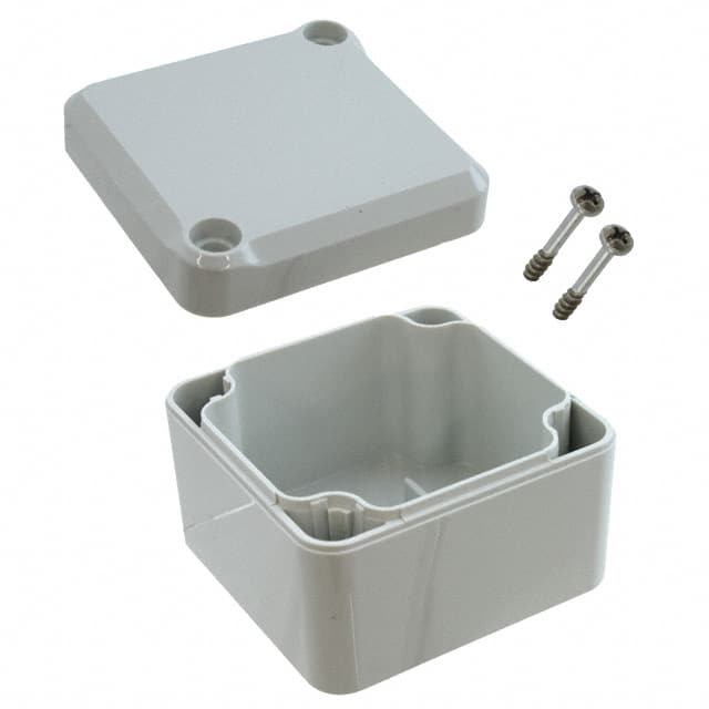 EM 205 BOX PLAS GRAY 2.047"L X 1.969"W