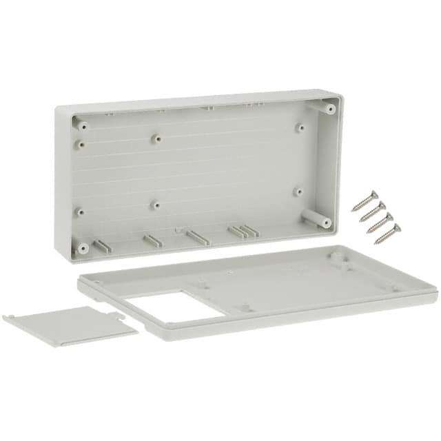 1599HSGYBAT BOX PLAS GRAY 8.661"L X 4.331"W