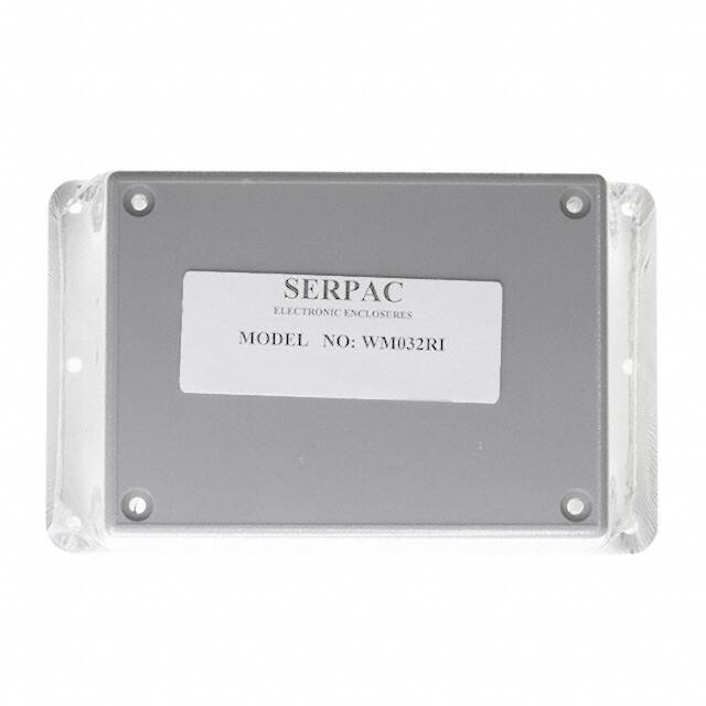 WM032RI,GY BOX ABS GRAY 4.380"L X 3.250"W