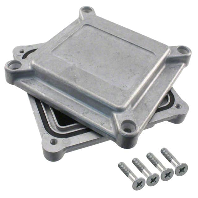 IPS-3901 BOX ALUM NAT 3.787"L X 3.787"W