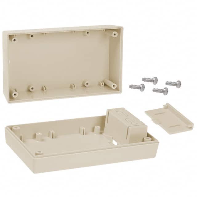 252,AL BOX ABS ALMOND 5.620"L X 3.250"W