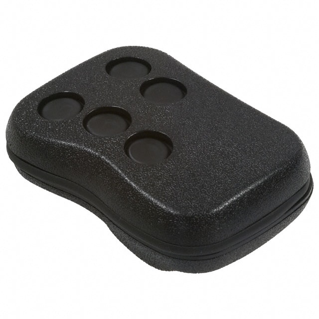 CA10B5,BK KEY FOB ABS BLACK 3.4"L X 2.56"W