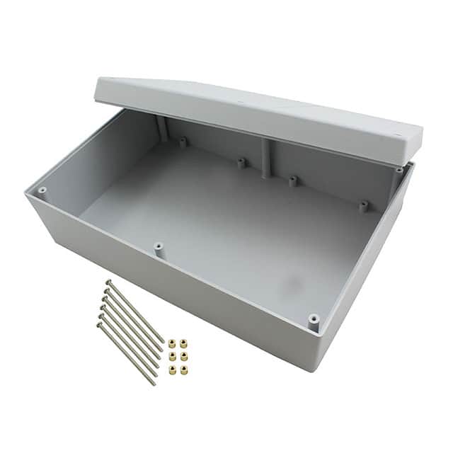 194I,GY BOX ABS GRAY 9.500"L X 6.340"W