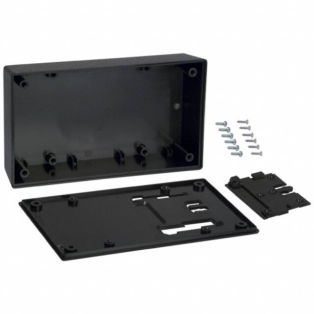 052W,BK BOX ABS BLACK 5.620"L X 3.250"W