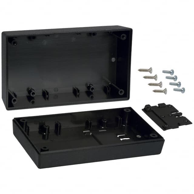 152W,BK BOX ABS BLACK 5.620"L X 3.250"W