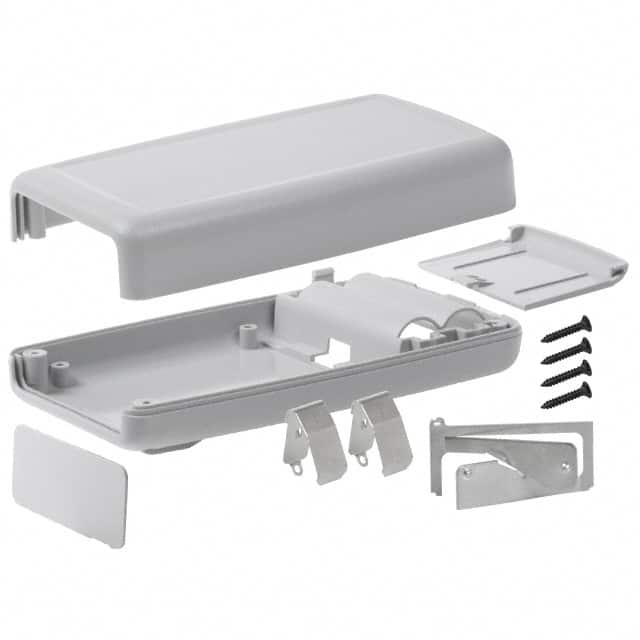 H67AAPC,GY BOX ABS GRAY 4.940"L X 2.750"W