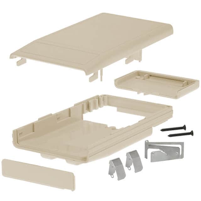 M6PC,AL BOX ABS ALMOND 4.150"L X 2.400"W