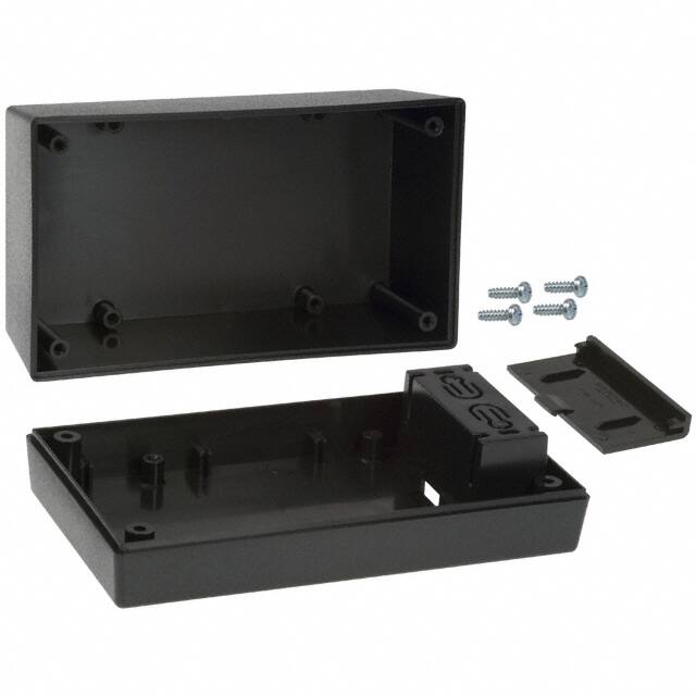 253I,BK BOX ABS BLACK 5.620"L X 3.250"W