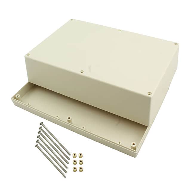 194R,AL BOX ABS ALMOND 9.500"L X 6.340"W
