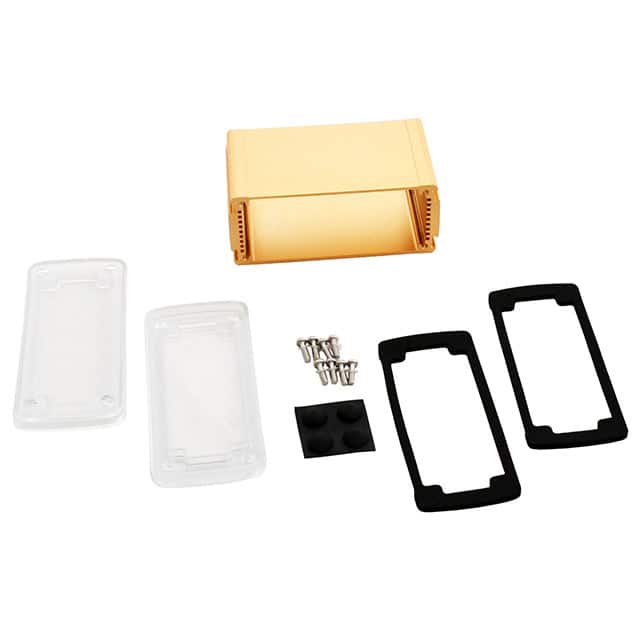 EXN-23356-GDP BOX ALUM CLR/GLD 2.72"L X 4.53"W