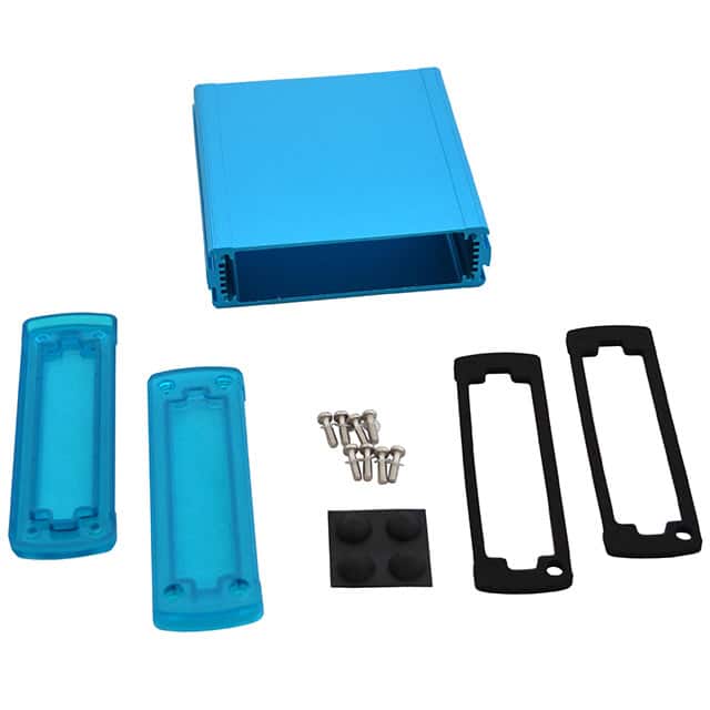 EXN-23354-BLP BOX ALUM BLU/TRN BLU 4.7"LX4.5"W