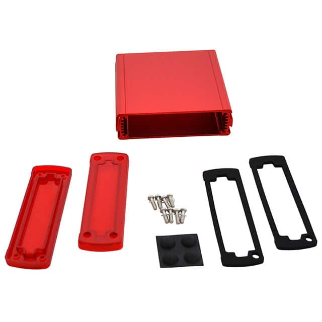 EXN-23354-RDP BOX ALUM IR RED/RED 4.7"LX4.48"W