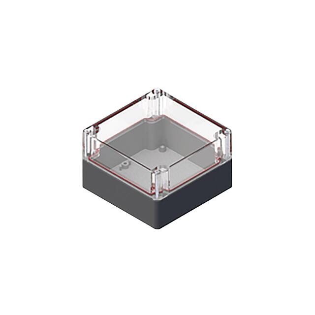 RB55P14C10G BOX PLASTIC GRAY/CLR